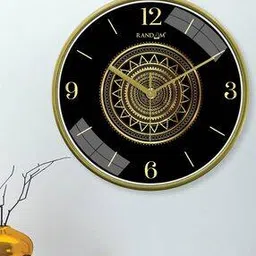 random Wall Clock Non-Ticking Round For Bedroom -picture-33
