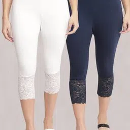 jinfo Women Cotton Lycra Skinny Fit Capris  -picture-10