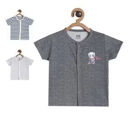 mini klub Pack of 3 Printed Round-Neck Jhablas-picture-46