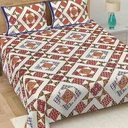 jaipur fabric Cotton Bedsheet With 2 Pillow Covers -picture-50