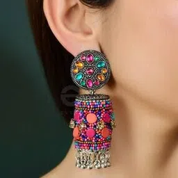 everstylish Women Stine-Studded Jumkas Earrings-picture-21