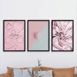 saf Set of 3 Modern Art Wall Paintings-picture-38