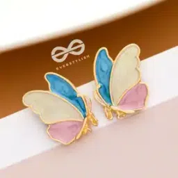 Women The Bewitching Butterflies Stud Earrings-image-30