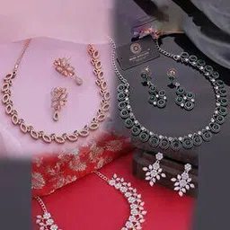 brado jewellery Women Ethnic Necklace And Earrings Set-picture-46