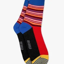 bonjour Pack of 4 Multi-Striped Dress Socks-picture-11