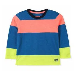 cherry crumble by nitt hyman Colourblock Relaxed Fit T-shirt-picture-51