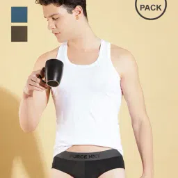 force nxt Men Pack of 3 Briefs with Elasticated Waistband image 1