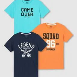max Boys Printed T-shirt - Pack of 3-picture-47