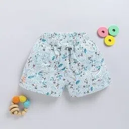 biskid Girls Regular Fit Flat Front Floral Print Shorts-picture-27