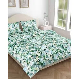 haus & kinder Cotton Bedsheet with 2 Pillow Covers-picture-32