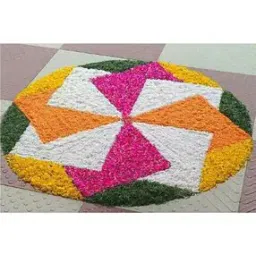 stromx Floral Print Round-Shaped Door Mat-picture-31