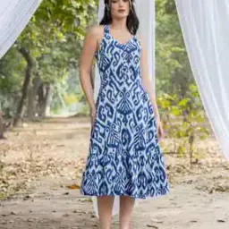 mabish by sonal jain Women Pailsey Print Fit & Flare Dress-picture-40