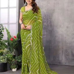 tth Women Printed Saree image 1