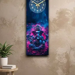 Olive Tree 24" Wooden Analog Wall Clock image 1