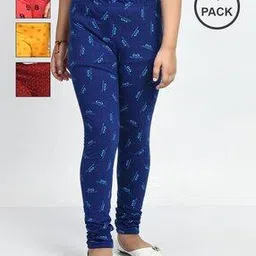 pixie n prince Pack of 4 Ankle-Length Floral Print Leggings-picture-28