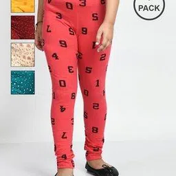 pixie n prince Pack of 5 Eco-Friendly Floral Print Leggings-picture-28