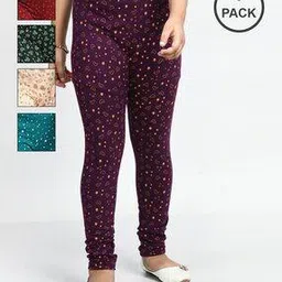 pixie n prince Pack of 5 Eco-Friendly Floral Print Leggings-picture-17
