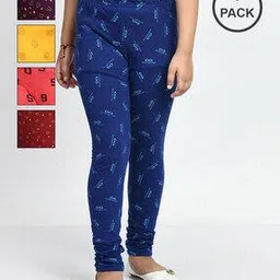 pixie n prince Pack of 5 Eco-Friendly Floral Print Leggings-picture-17