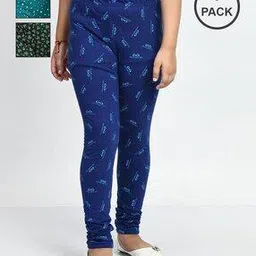 pixie n prince Pack of 3 Eco-Friendly Floral Print Leggings-picture-38