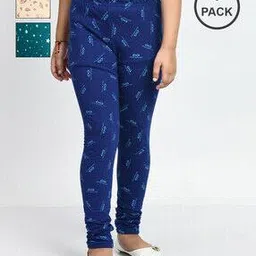 pixie n prince Pack of 3 Eco-Friendly Floral Print Leggings-picture-50