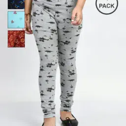 pixie n prince Pack of 4 Girl Leggings with Elasticated Waist-picture-13