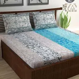 divine casa Floral Printed Double Size Bedsheet-picture-52
