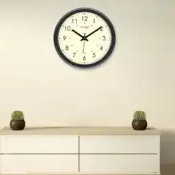 random Round-Shape Plastic Wall Clock-picture-15