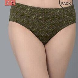 dollar Pack of 2 Assorted Printed Low-Rise Hipster Panties-picture-2