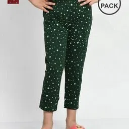 pixie n prince Girls Slim Fit High Rise Cotton Capris -picture-11