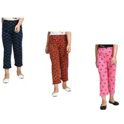 pixie n prince  Girls Cotton Printed Pyjamas image 1