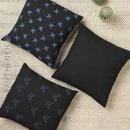 indie picks Set of 3 Handblock Printed Cushion Cover 16" x 16"-picture-22