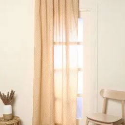 indie picks Hand-Dyed Handblock Print Cotton Door Curtain-picture-29