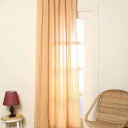 indie picks Hand-Dyed Handblock Print Cotton Door Curtain-picture-48