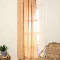 indie picks Hand Dyed Handblock Print Cotton Door Curtain-picture-53