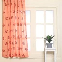 indie picks Hand-Dyed Handblock Print Cotton Window Curtain-picture-15