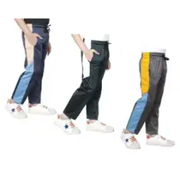indiweaves Boys Pack of 3 Colourblock Straight Track Pants with Insert Pockets-picture-43