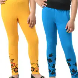 pixie n prince Girls Cotton Printed Leggings  -picture-40