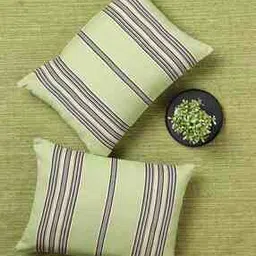 Set of 2 South Cotton Striped Cushion Cover in 14"x 20"-image-2