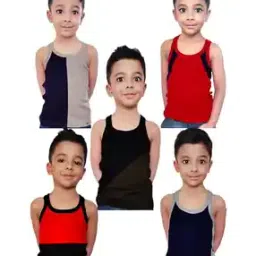 hap Boys Pack of 5 Vests-picture-13