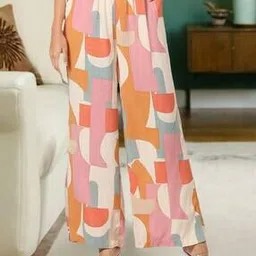 kashianxstyle Women Printed High-Rise Relaxed Fit Palazzos-picture-42