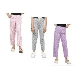 indiweaves Pack of 3 Graphic Print Pyjamas-picture-26