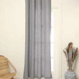 Preshrunk South Cotton Striped Door Curtain-image-56