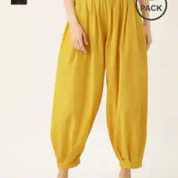 indie picks Pack of 2 Salwars with Elasticated Waist-picture-14
