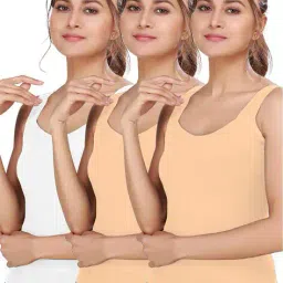 alba Pack of 3 Women Camisoles with Adjustable Straps image 1