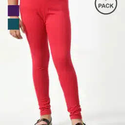 kayu Pack of 3 Girls Leggings with Elasticated Waist-picture-21