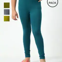 kayu Pack of 4 Girls Leggings with Elasticated Waist-picture-13