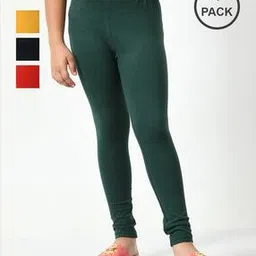 kayu Pack of 4 Girls Leggings with Elasticated Waist-picture-25