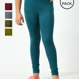 kayu Pack of 5 Girls Leggings with Elasticated Waist-picture-37