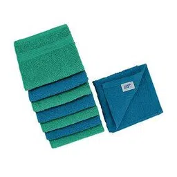 the happy pod Essential Face Towel – Pack of 8 – Turquoise & Magenta-picture-19