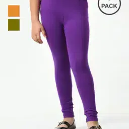 kayu Pack of 3 Girls Leggings with Elasticated Waist-picture-17